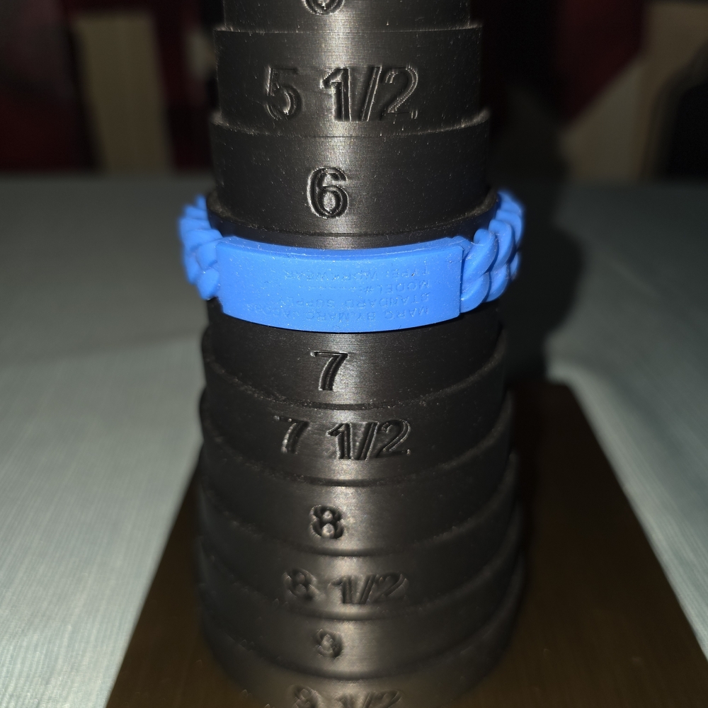 Marc Jacobs Bright Blue Silicone Bracelet